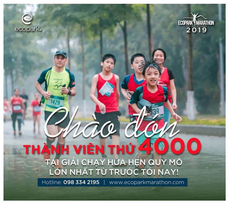 Giải chạy bộ Ecopark Marathon 2019 - Chạy giữa miền xanh