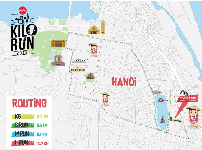 Giải Kilorun Hanoi 2019 - vừa ăn vừa chạy! 