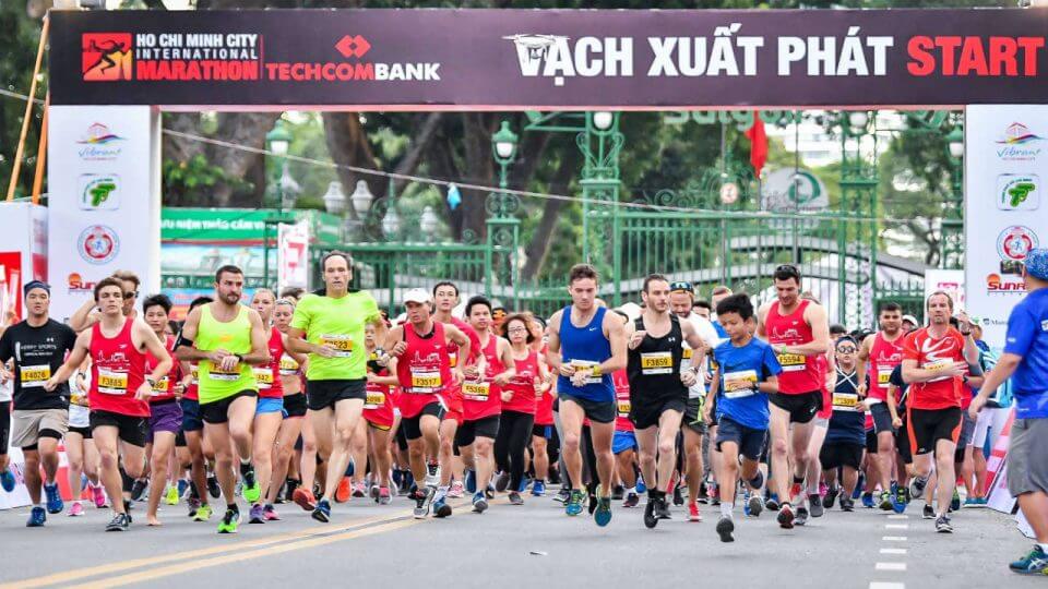Giải Techcombank Ho Chi Minh City International Marathon - thử sức với đường chạy mang tầm quốc tế