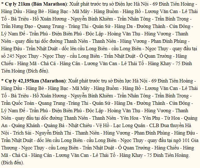 Hanoi Heritage International Marathon 2019 - Giải chạy Marathon quốc tế di sản Hà Nội